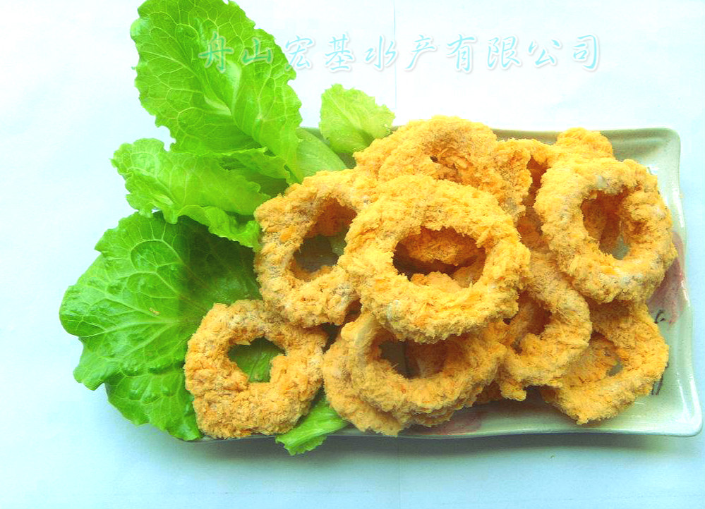 Breaded squid ring